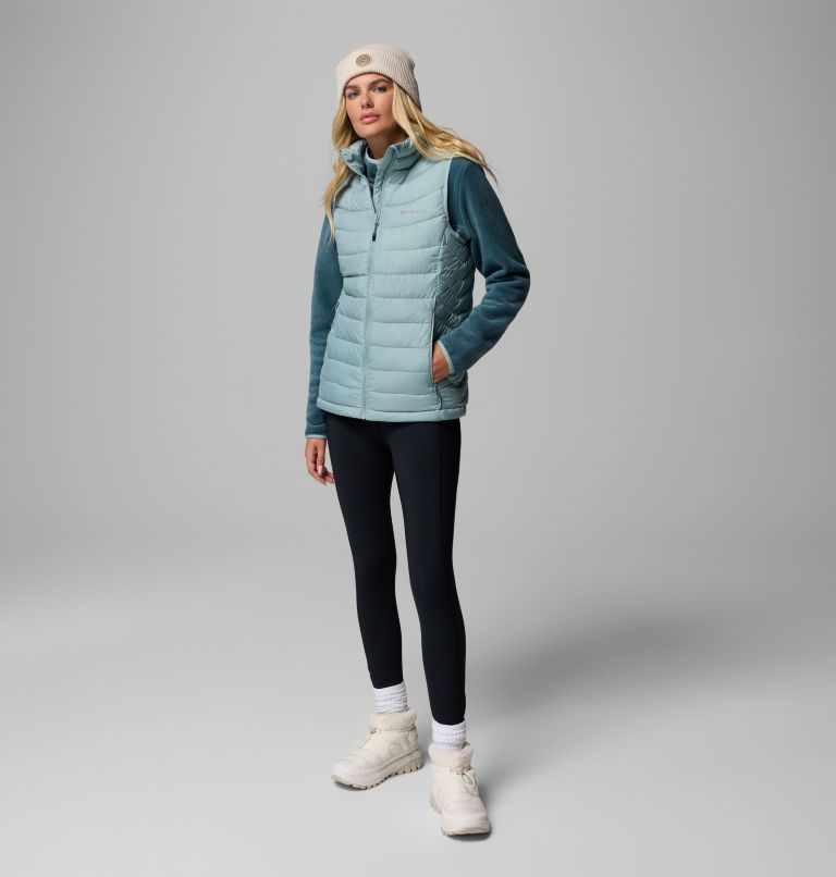 Women's Powder Lite II Vest, Color: Crushed Blue, image 9