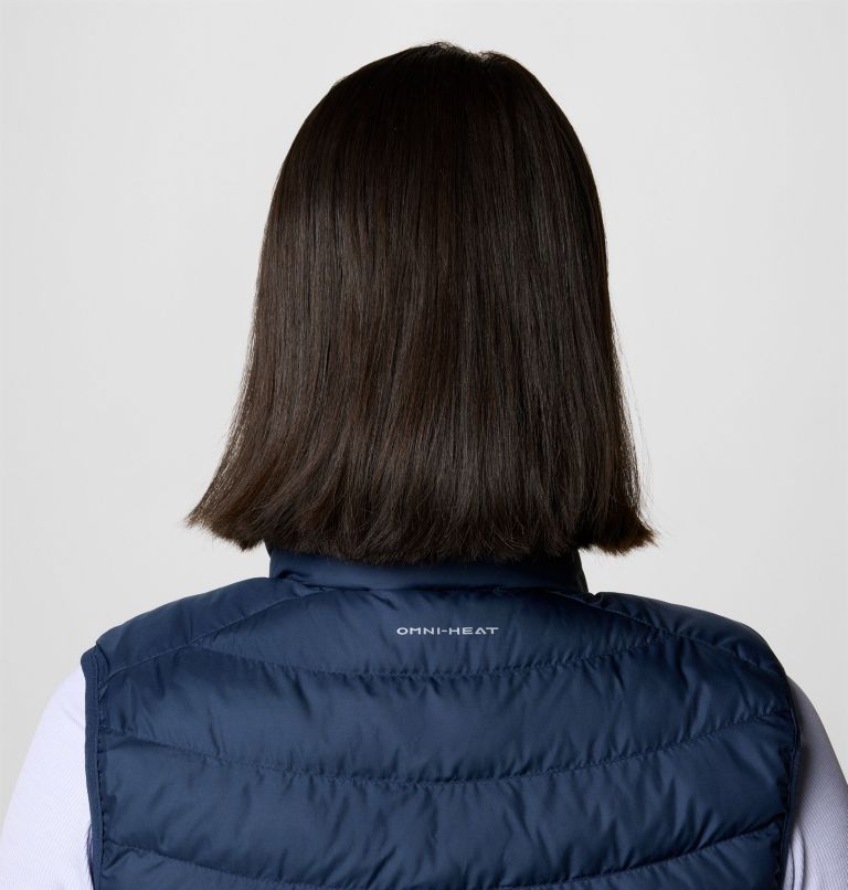 Women's Powder Lite II Insulated Vest, Color: Collegiate Navy, image 6