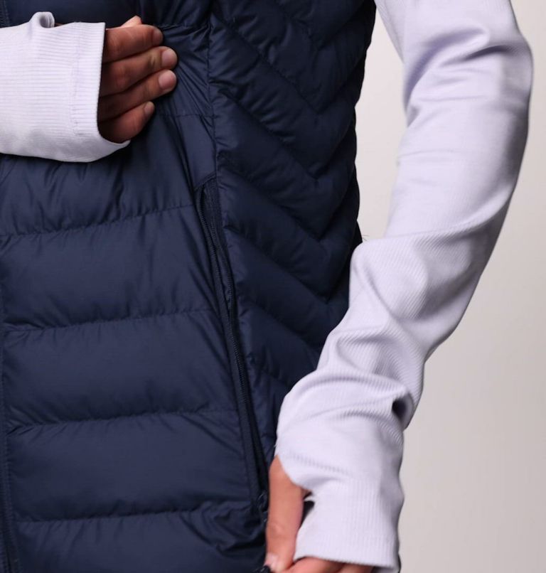 Women's Powder Lite II Insulated Vest, Color: Collegiate Navy