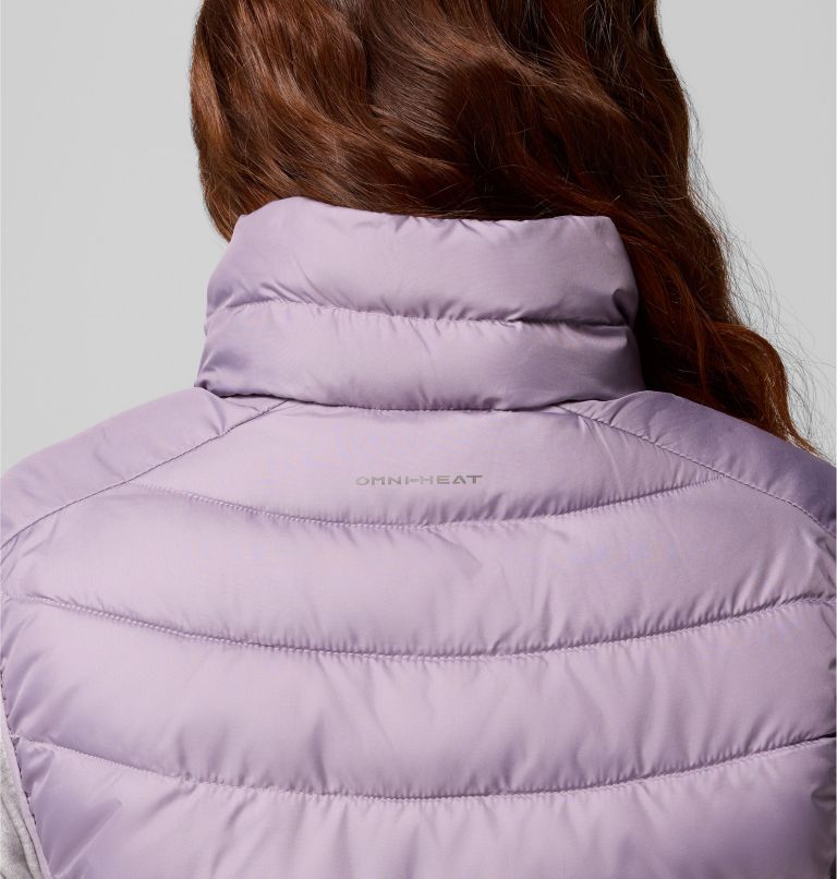 Women's Powder Lite II Vest, Color: Shale Purple, image 8