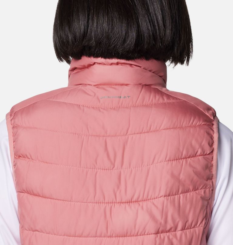 Women's Powder Lite II Insulated Vest, Color: Pink Agave, image 7