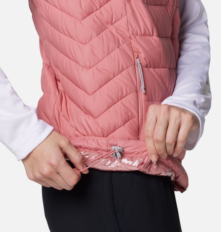 Women's Powder Lite II Insulated Vest, Color: Pink Agave, image 8