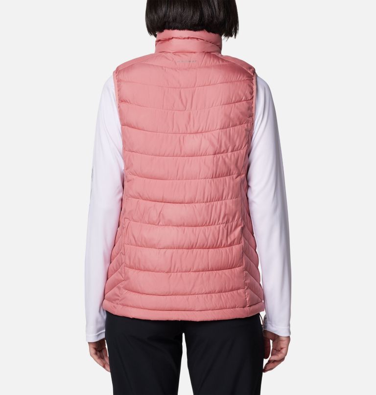 Women's Powder Lite II Insulated Vest, Color: Pink Agave, image 2