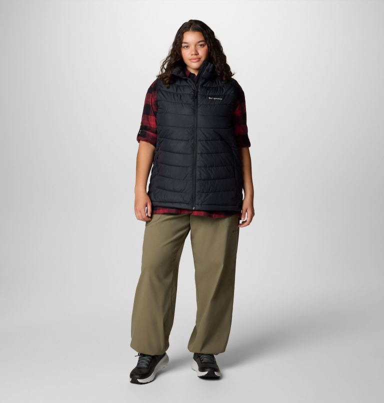 Women's Powder Lite II Vest - Plus Size, Color: Black, image 3