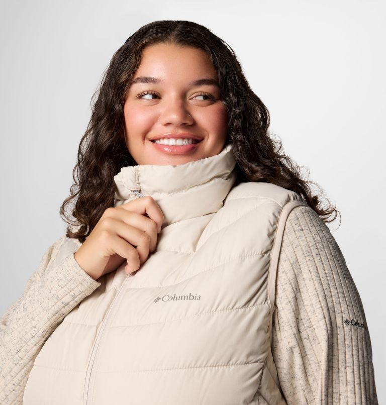 Women's Powder Lite II Vest - Plus Size, Color: Dark Stone, image 5