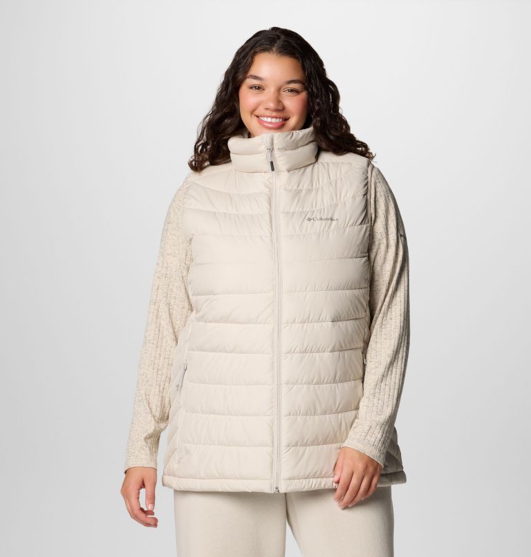 Women's Powder Lite II Vest - Plus Size, Color: Dark Stone, image 1