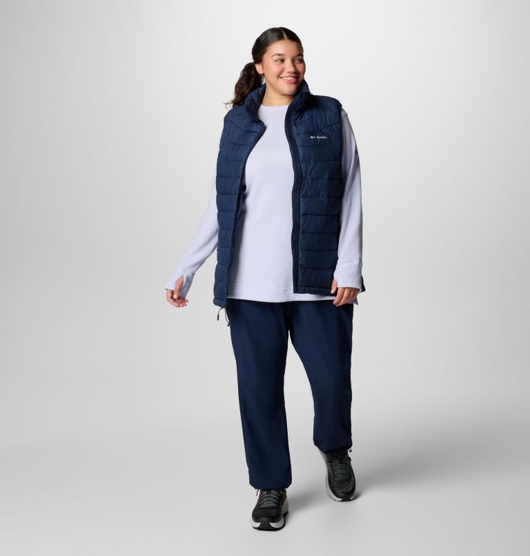 Women's Powder Lite II Vest - Plus Size, Color: Collegiate Navy, image 3