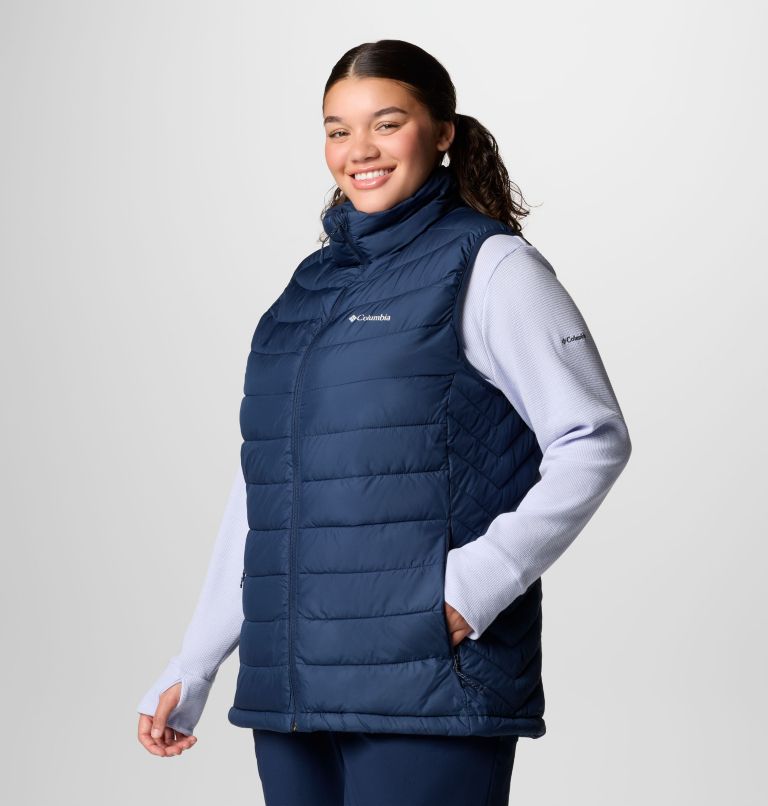 Women's Powder Lite II Vest - Plus Size, Color: Collegiate Navy, image 4