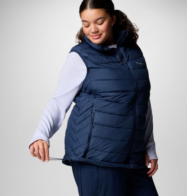 Women's Powder Lite II Vest - Plus Size, Color: Collegiate Navy, image 6