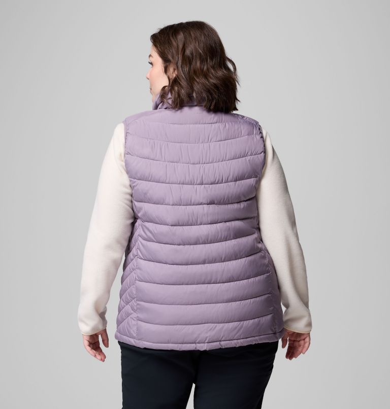 Women's Powder Lite II Vest - Plus Size, Color: Shale Purple, image 2