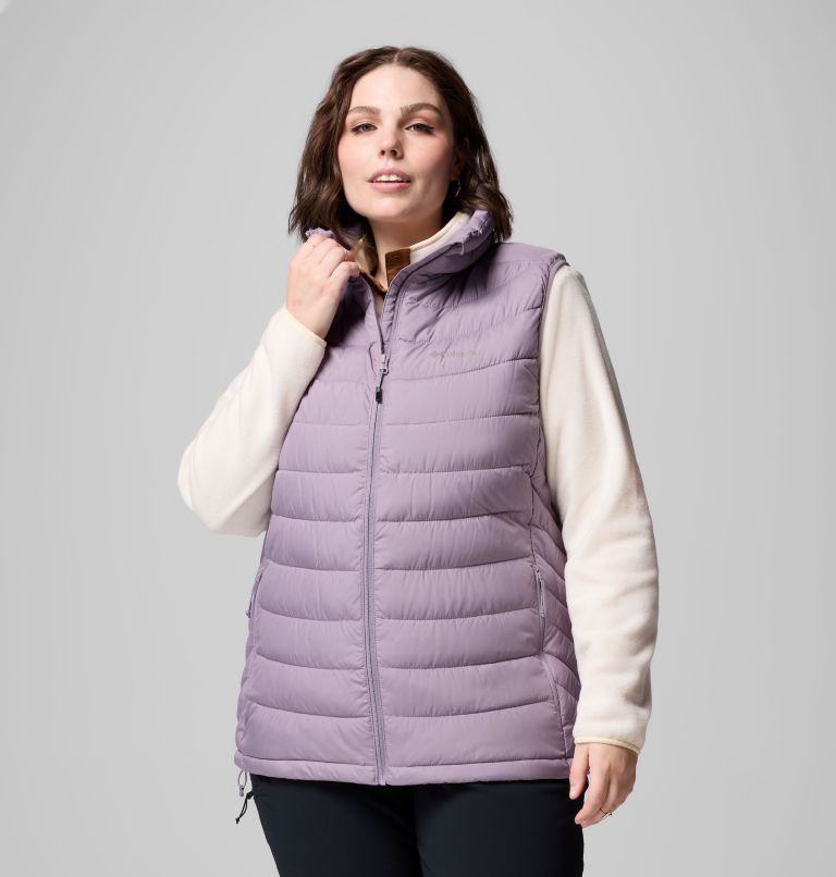 Women's Powder Lite II Vest - Plus Size, Color: Shale Purple, image 1