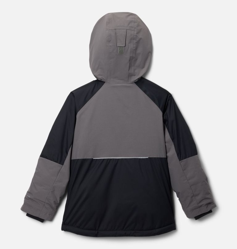 Boys' Mighty Mogul III Jacket, Color: Black, City Grey, image 2