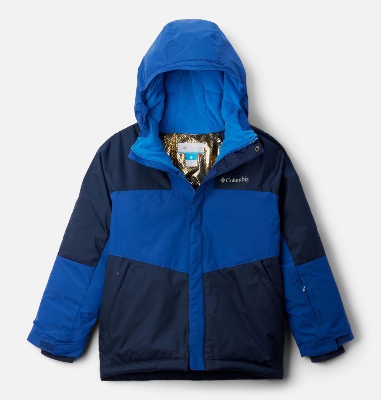 Boys' Mighty Mogul III Jacket, Color: Collegiate Navy, Mountain Blue, image 1