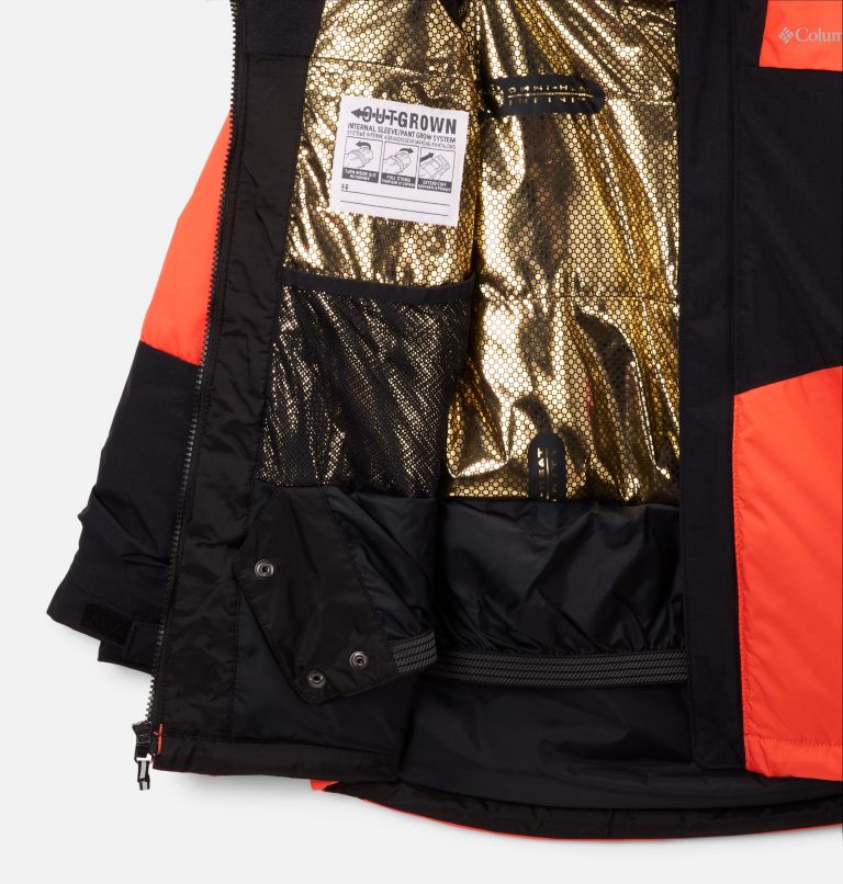 Chaqueta de esquí impermeable Mighty Mogul III para niño, Color: Zing, Black, image 3
