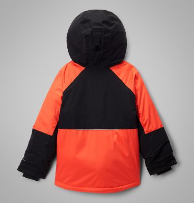 Boy's Mighty Mogul III Waterproof Ski Jacket, Color: Zing, Black, image 2
