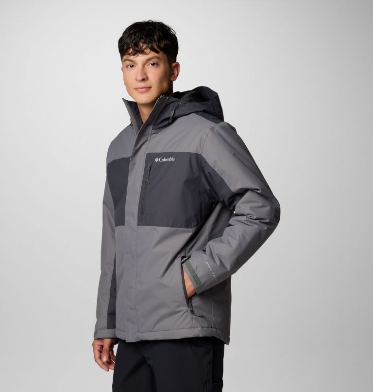 Men's Tipton Peak III Insulated Jacket, Color: City Grey, Shark, image 4