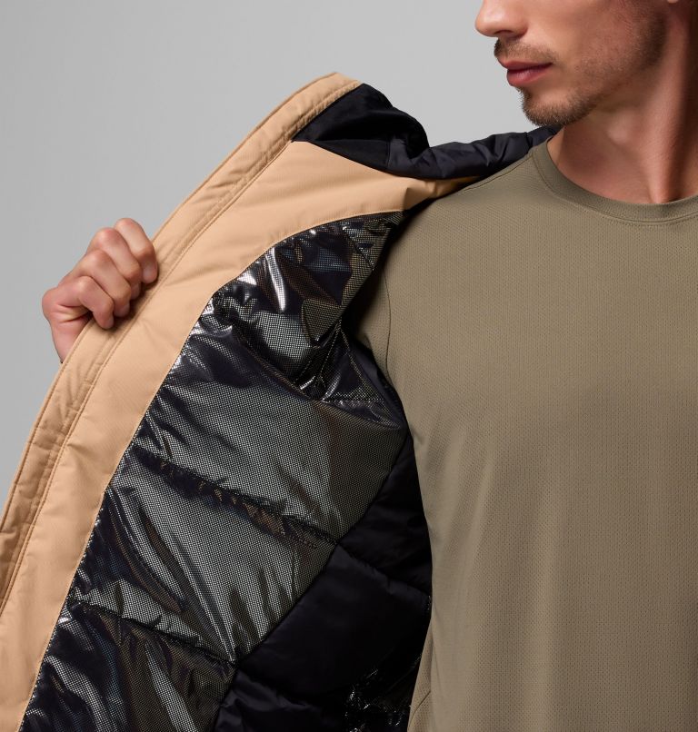 Men's Tipton Peak III Insulated Jacket, Color: Canoe, Black, image 6