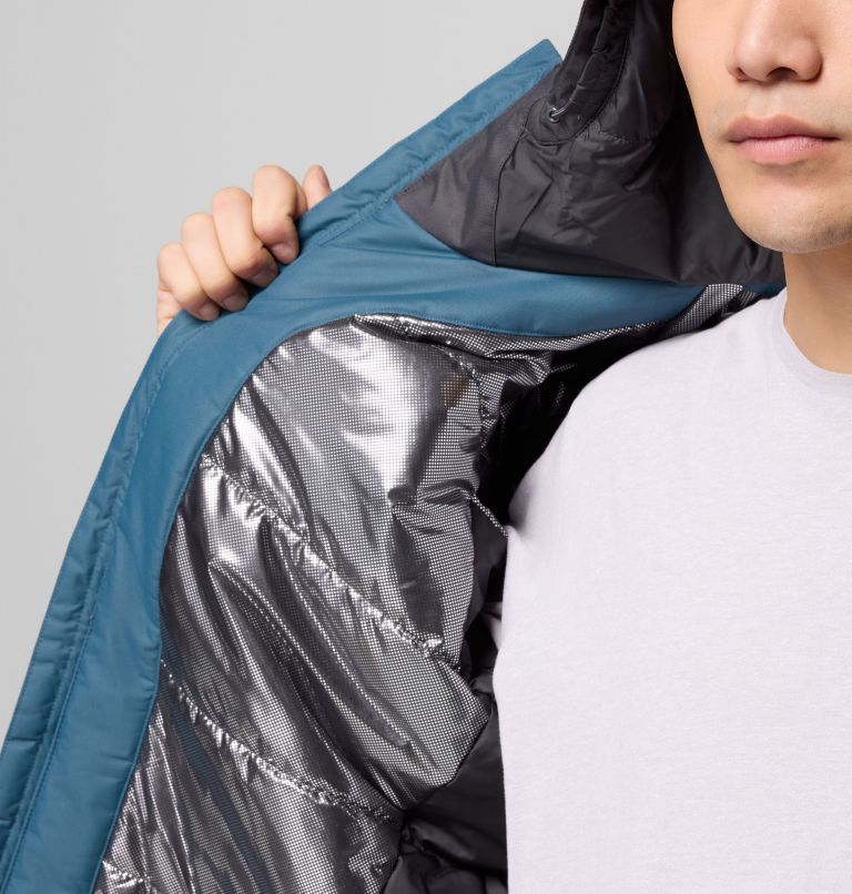 Men's Tipton Peak III Insulated Jacket, Color: Everblue, Shark, image 6