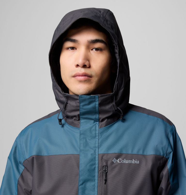 Men's Tipton Peak III Insulated Jacket, Color: Everblue, Shark, image 7