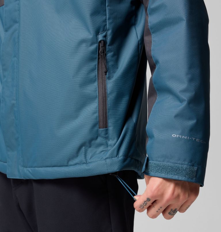 Men's Tipton Peak III Insulated Jacket, Color: Everblue, Shark, image 8