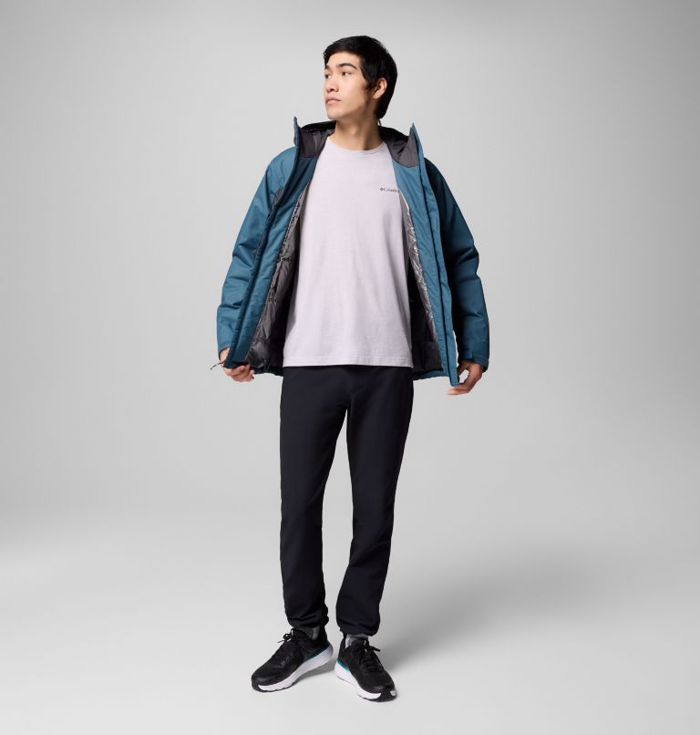 Men's Tipton Peak III Insulated Jacket, Color: Everblue, Shark, image 2
