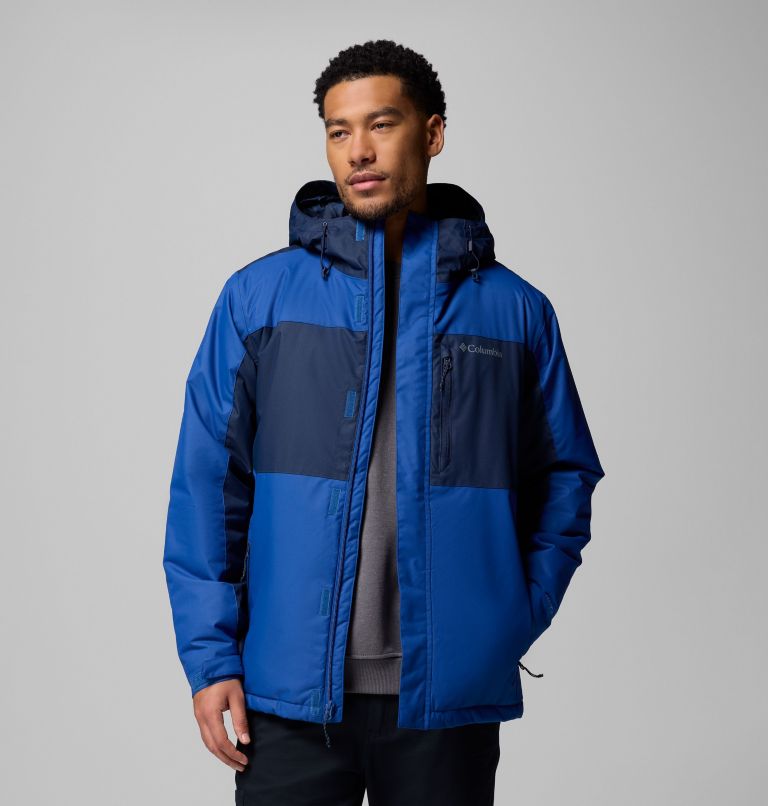 Men's Tipton Peak III Insulated Jacket, Color: Mountain Blue, Collegiate Navy, image 5