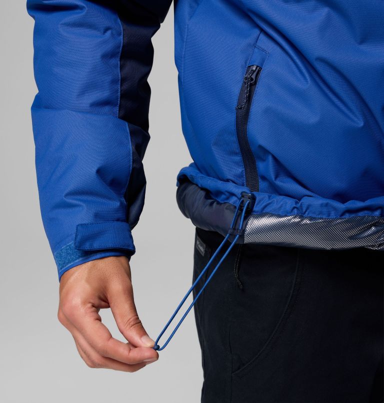 Men's Tipton Peak III Insulated Jacket, Color: Mountain Blue, Collegiate Navy, image 8