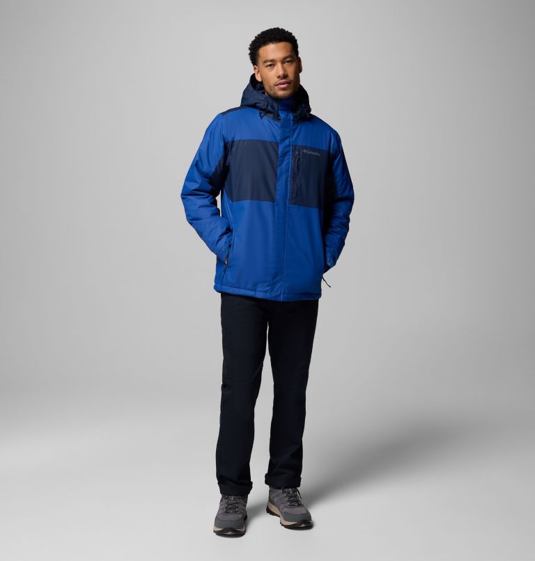 Men's Tipton Peak III Insulated Jacket, Color: Mountain Blue, Collegiate Navy, image 2