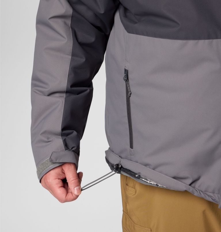 Men's Tipton Peak III Insulated Jacket - Big, Color: City Grey, Shark, image 8