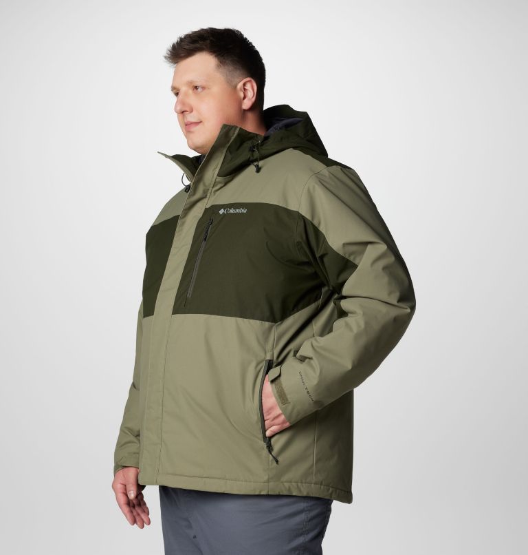 Men's Tipton Peak III Insulated Jacket - Big, Color: Stone Green, Greenscape, image 4