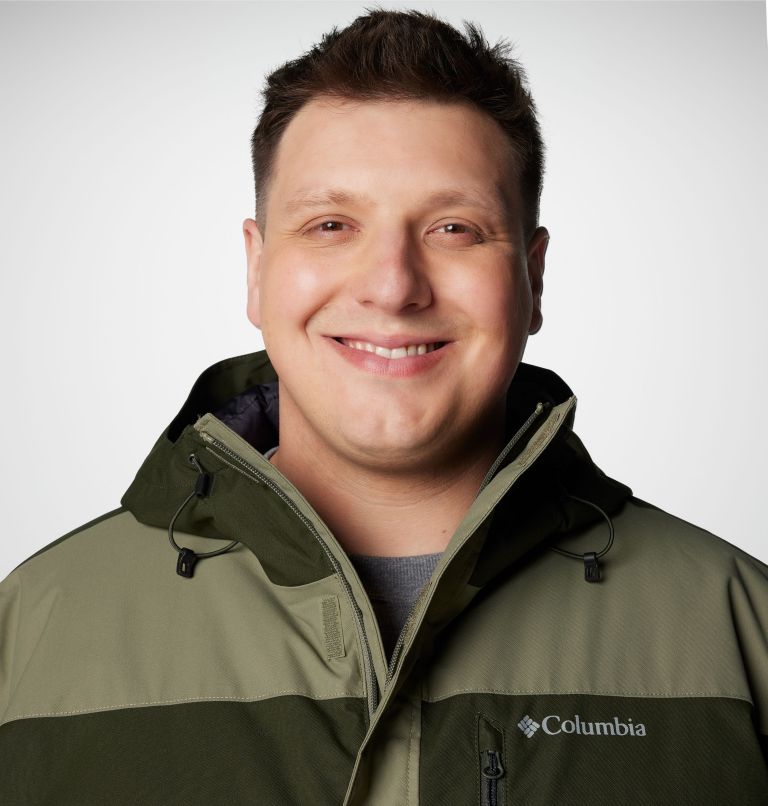Men's Tipton Peak III Insulated Jacket - Big, Color: Stone Green, Greenscape, image 5