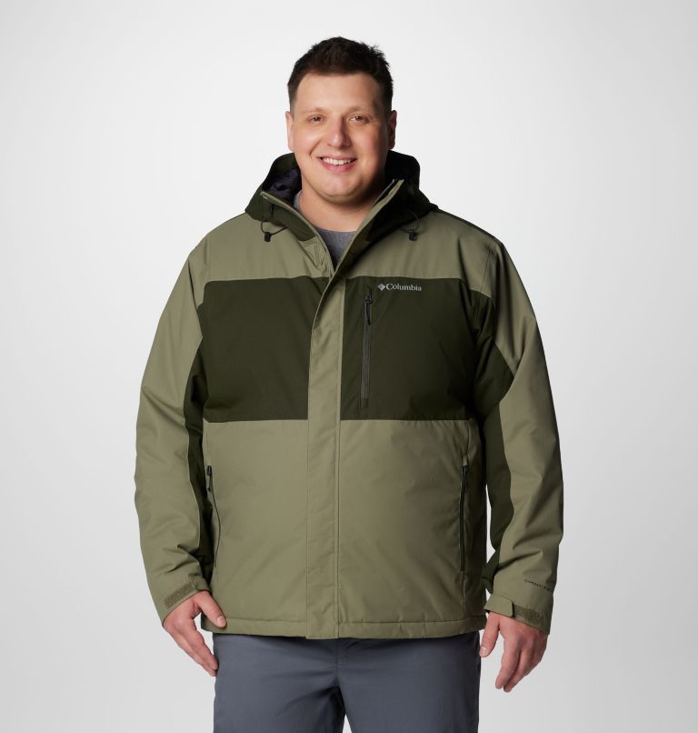 Men's Tipton Peak III Insulated Jacket - Big, Color: Stone Green, Greenscape, image 1