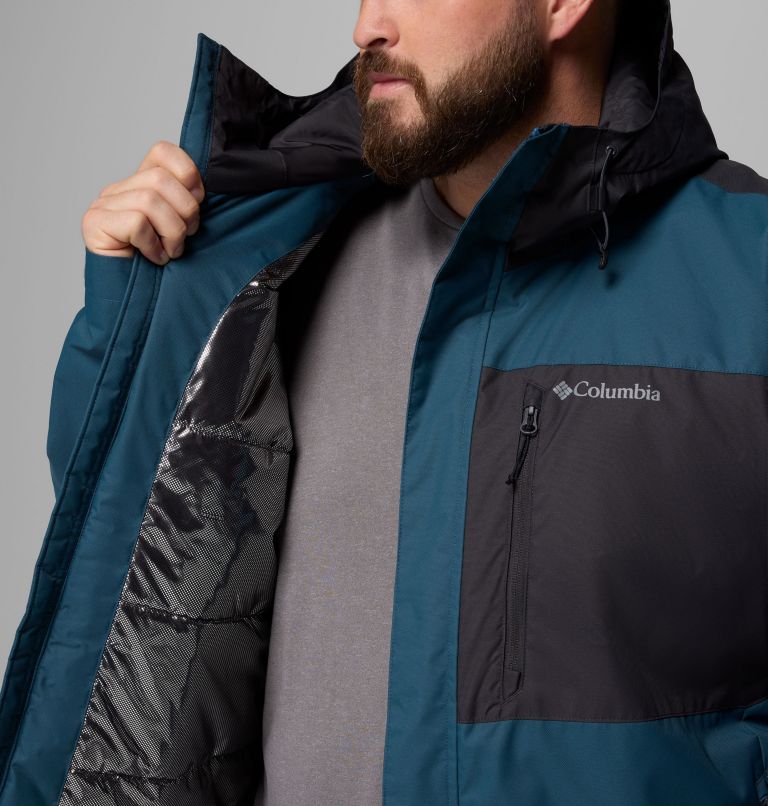 Men's Tipton Peak III Insulated Jacket - Big, Color: Everblue, Shark, image 6