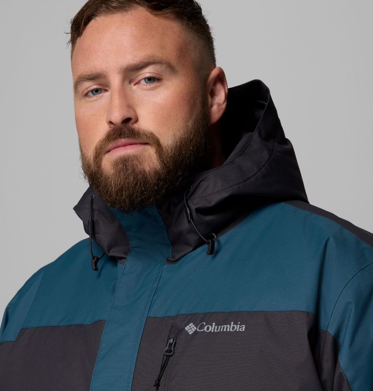 Men's Tipton Peak III Insulated Jacket - Big, Color: Everblue, Shark, image 7