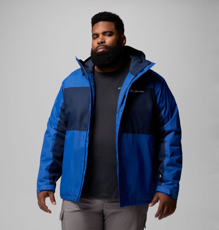 Men's Tipton Peak III Insulated Jacket - Big, Color: Mountain Blue, Collegiate Navy, image 5