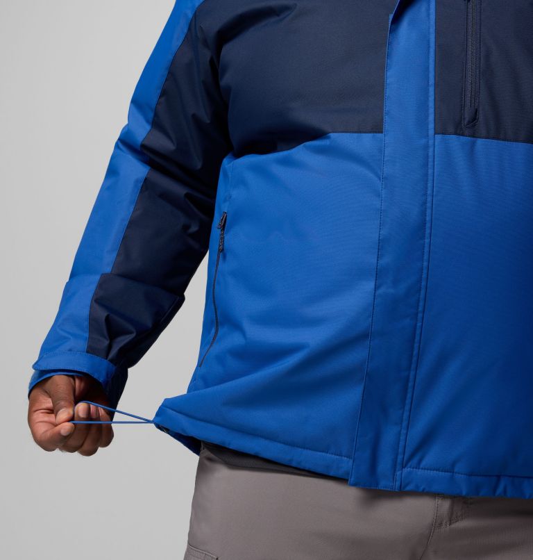 Men's Tipton Peak III Insulated Jacket - Big, Color: Mountain Blue, Collegiate Navy, image 8