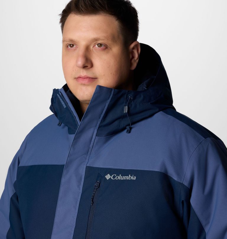 Men's Tipton Peak III Insulated Jacket - Big, Color: Dark Mountain, Collegiate Navy, image 5