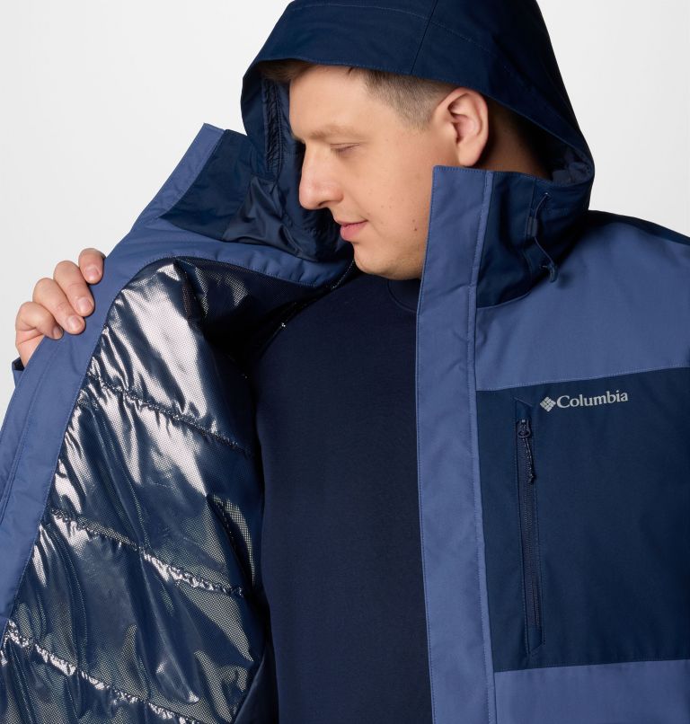 Men's Tipton Peak III Insulated Jacket - Big, Color: Dark Mountain, Collegiate Navy, image 6
