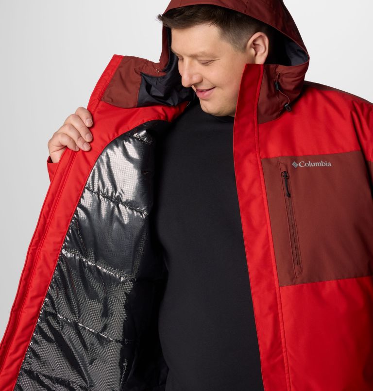 Men's Tipton Peak III Insulated Jacket - Big, Color: Sail Red, Spice, image 6