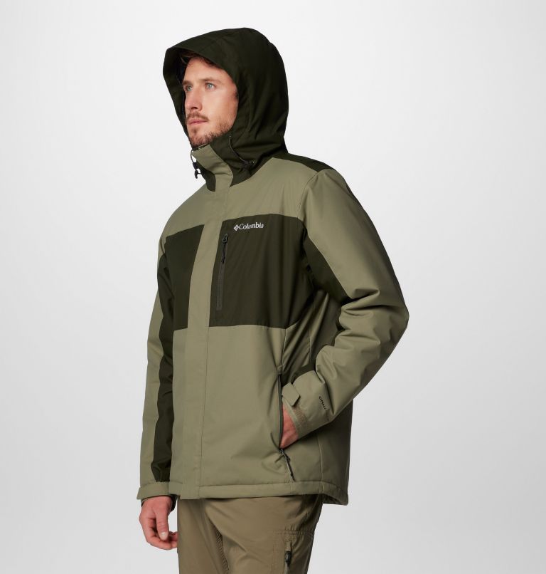 Men's Tipton Peak III Insulated Jacket - Tall, Color: Stone Green, Greenscape, image 4