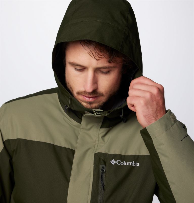Men's Tipton Peak III Insulated Jacket - Tall, Color: Stone Green, Greenscape, image 5