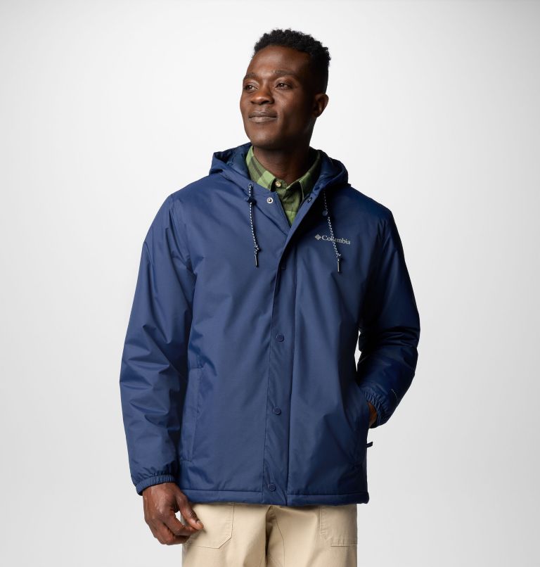 Navy insulated jacket best sale