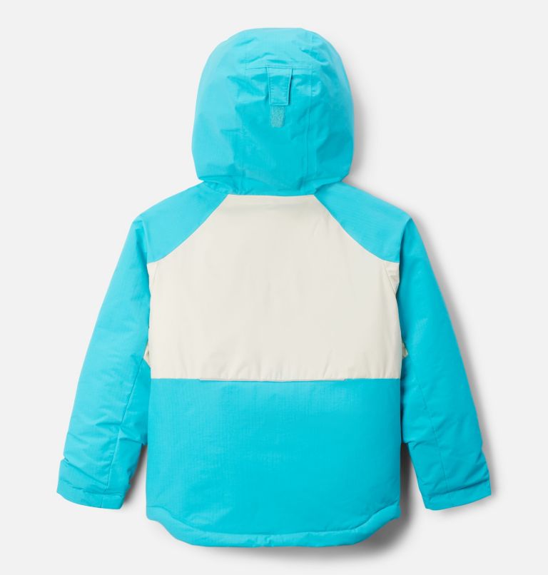 Girls' Mighty Mogul III Jacket, Color: Chalk, Geyser, image 2