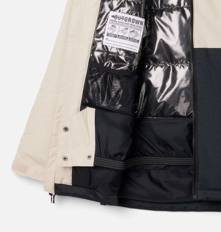 Boys' Alpine Action III Jacket, Color: Black Melange, Dark Stone, image 3