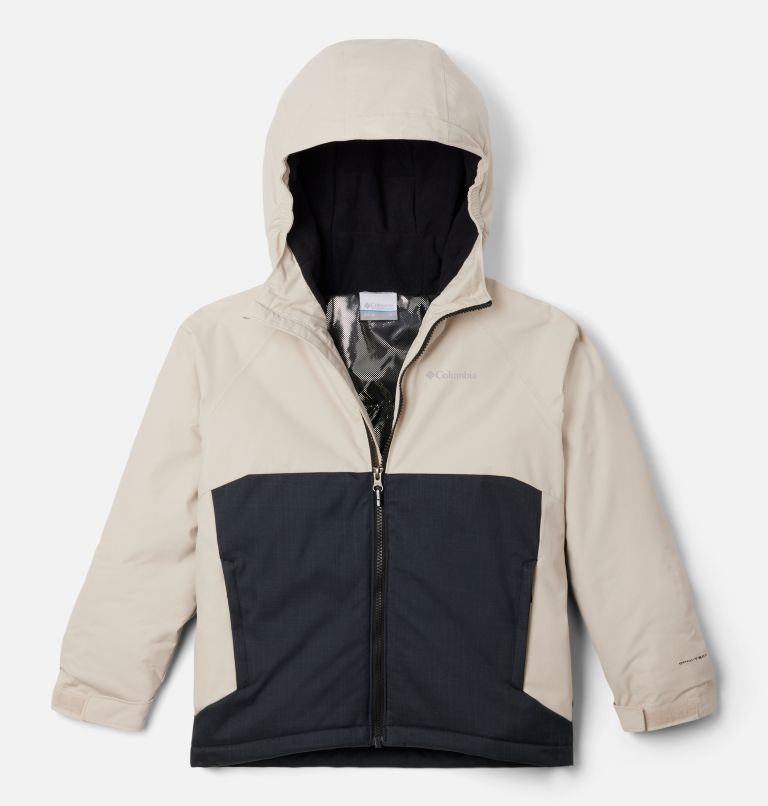 Boys' Alpine Action III Jacket, Color: Black Melange, Dark Stone, image 1