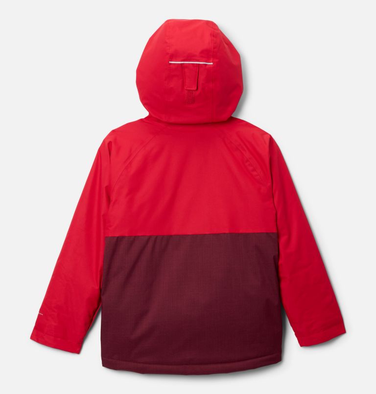 Boys' Alpine Action III Jacket, Color: Rich Wine Melange, Mountain Red, image 2