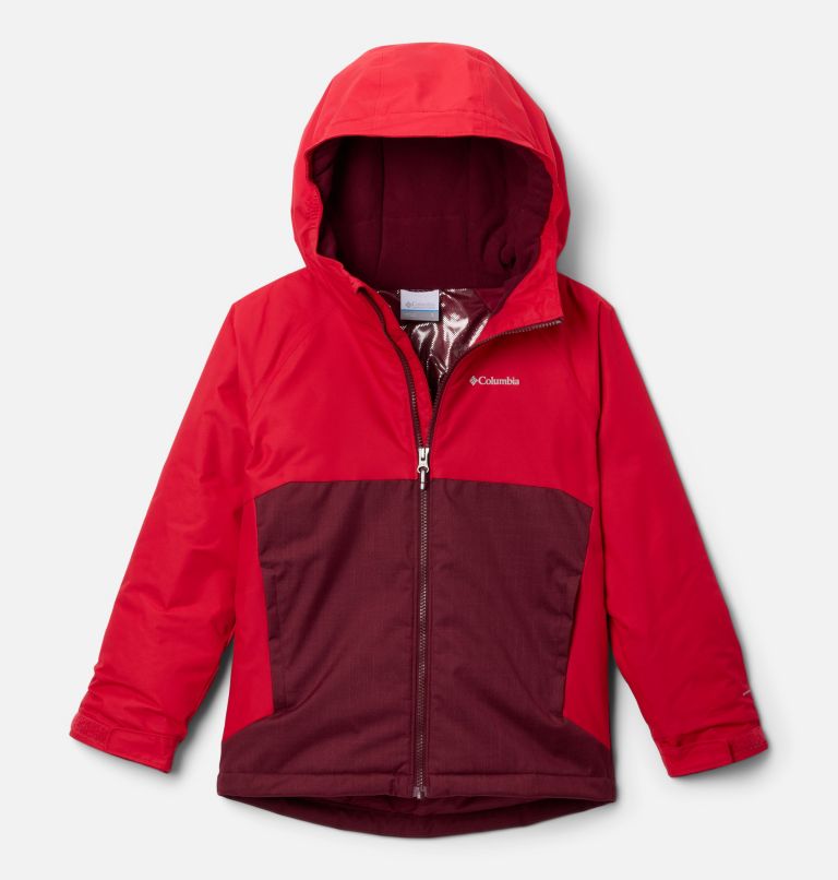 Boys' Alpine Action III Jacket, Color: Rich Wine Melange, Mountain Red, image 1