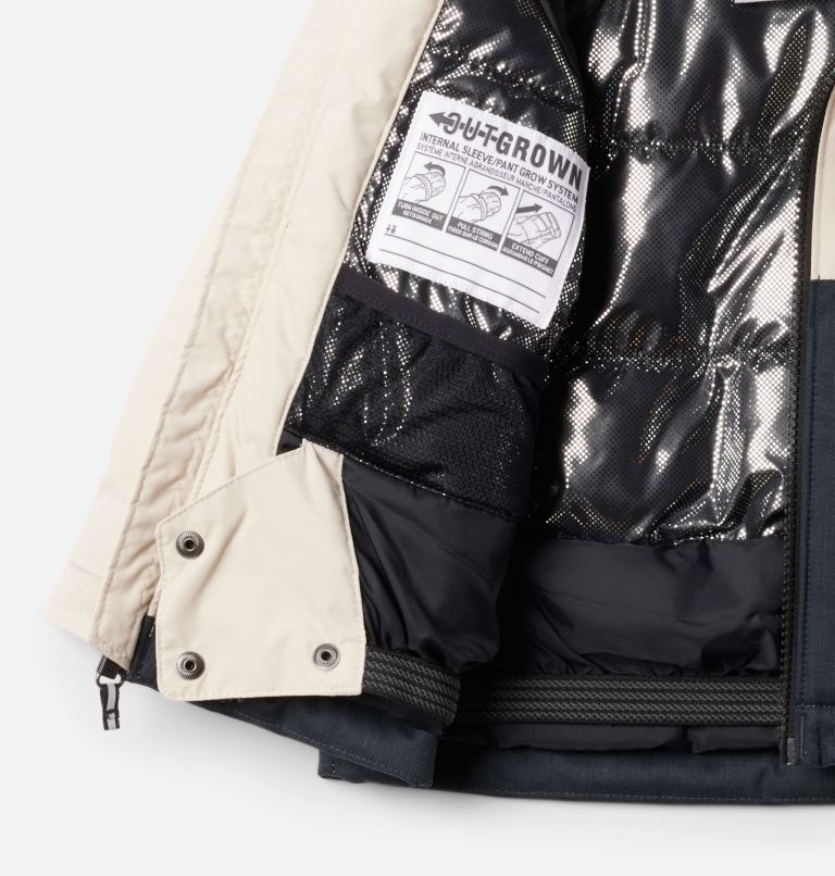 Boys' Toddler Alpine Action III Jacket, Color: Black Melange, Dark Stone, image 3