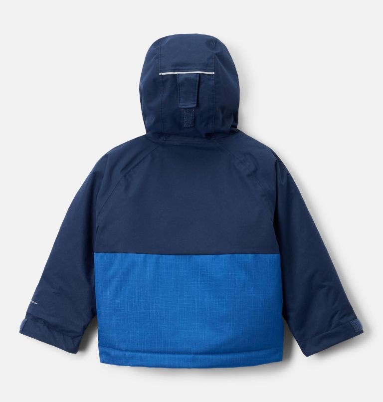 Boys' Toddler Alpine Action III Jacket, Color: Mountain Blue Melange, Collegiate Navy, image 2