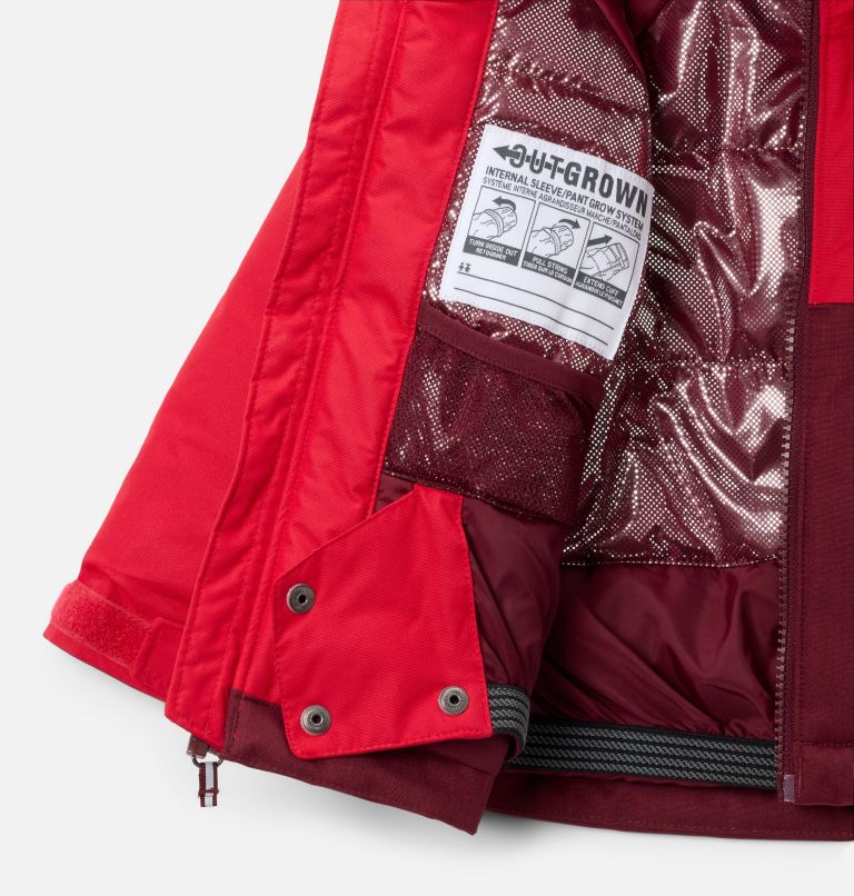 Boys' Toddler Alpine Action III Jacket, Color: Rich Wine Melange, Mountain Red, image 3